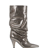 Paityn Scrunch Dress Boot - Pewter Leather