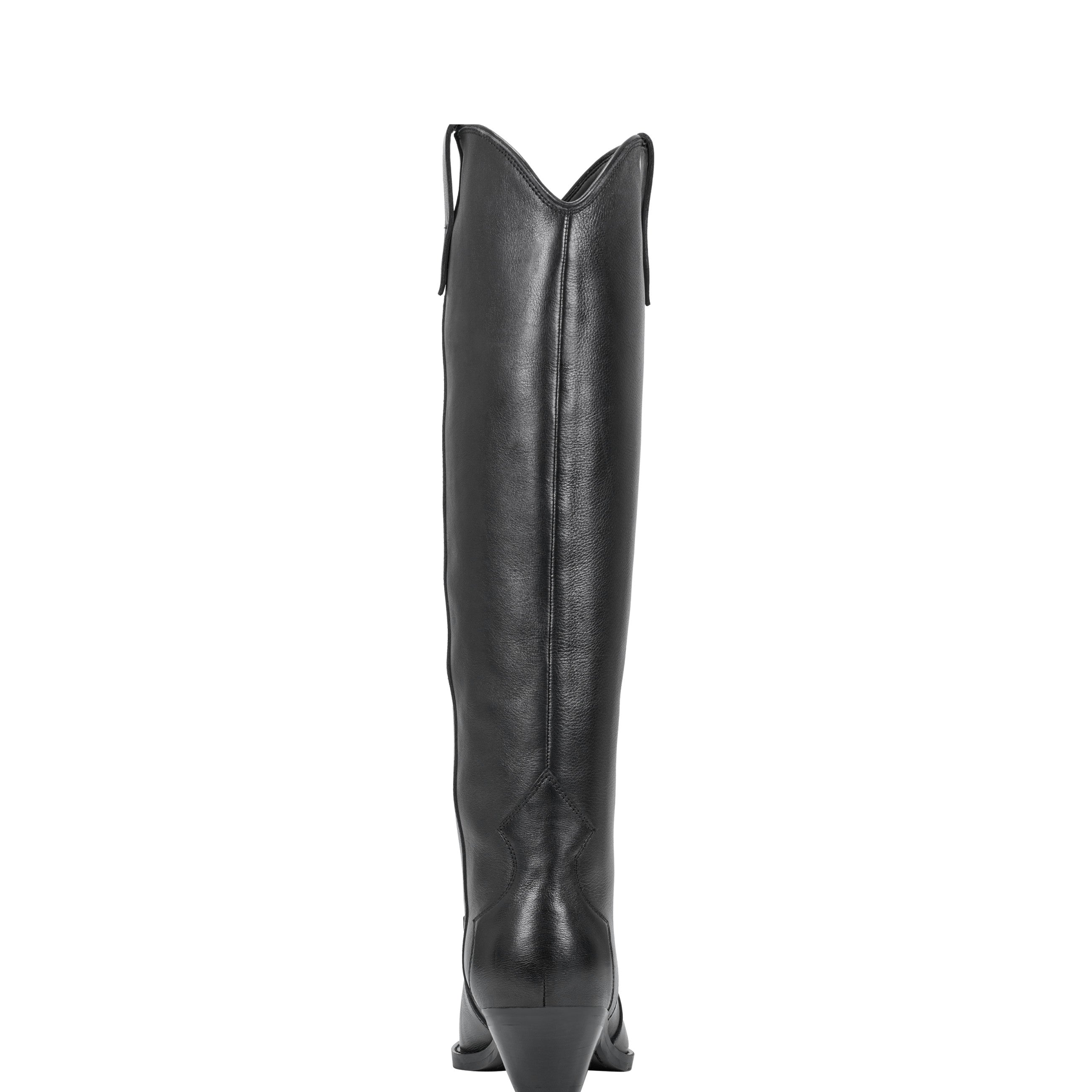 Ander Western Boot - Black Leather