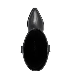 Ander Western Boot - Black Leather