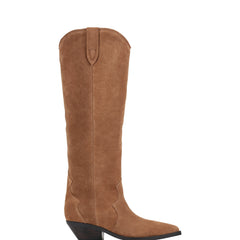 Ander Western Boot - Natural Suede
