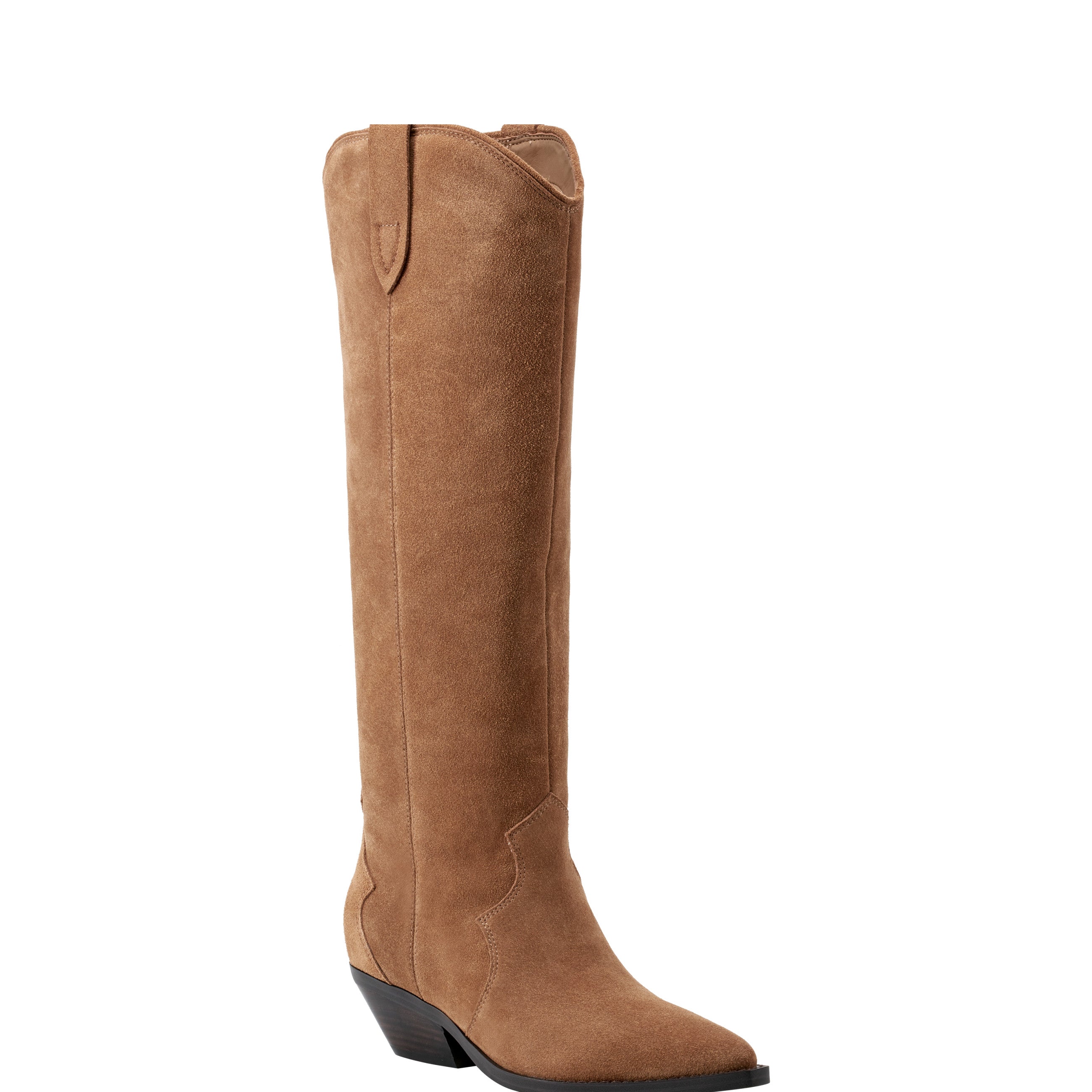 Ander Western Boot - Natural Suede