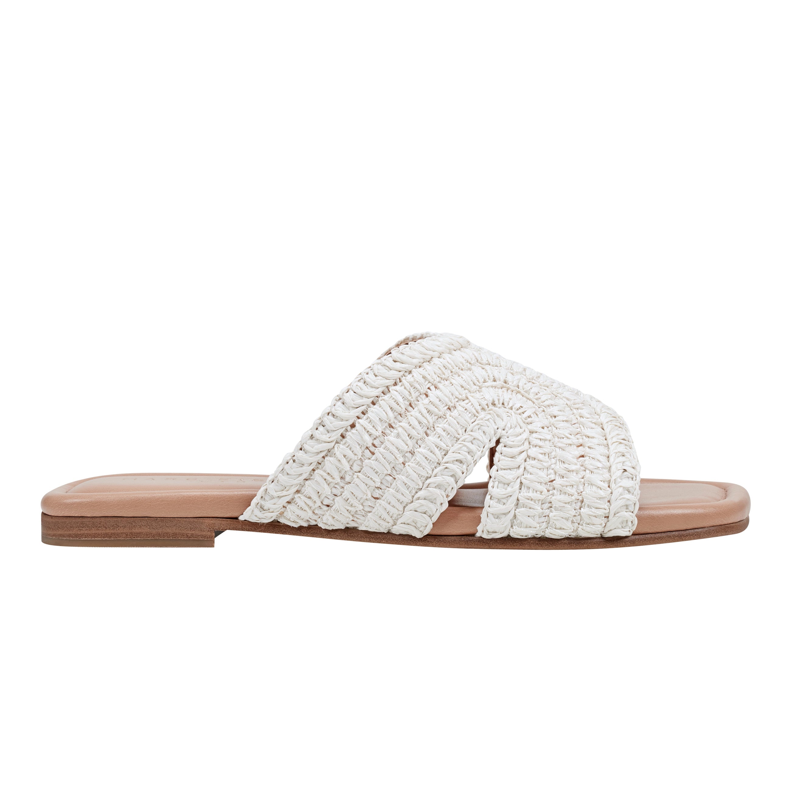 Narda Flat Sandal - White