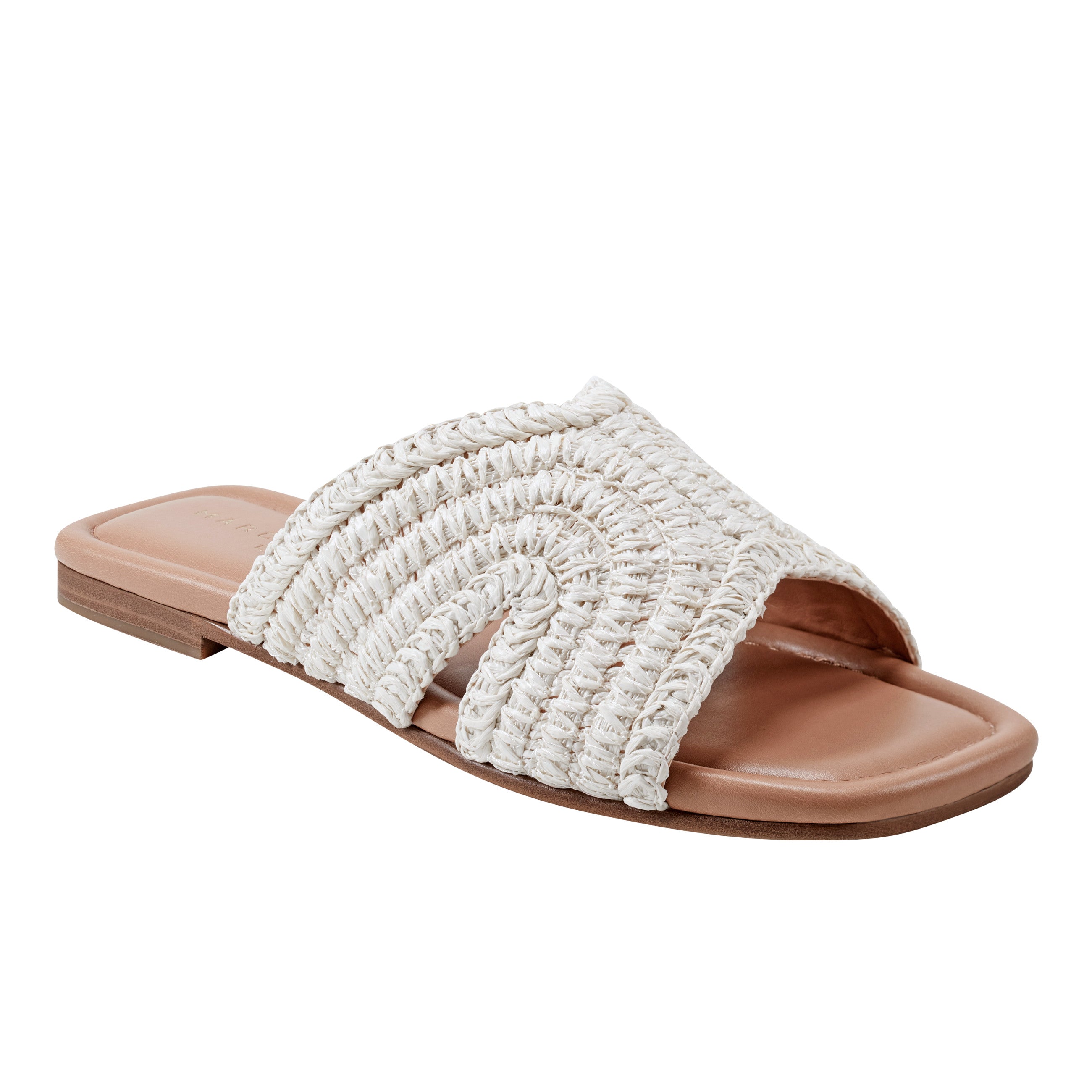 Narda Flat Sandal - White