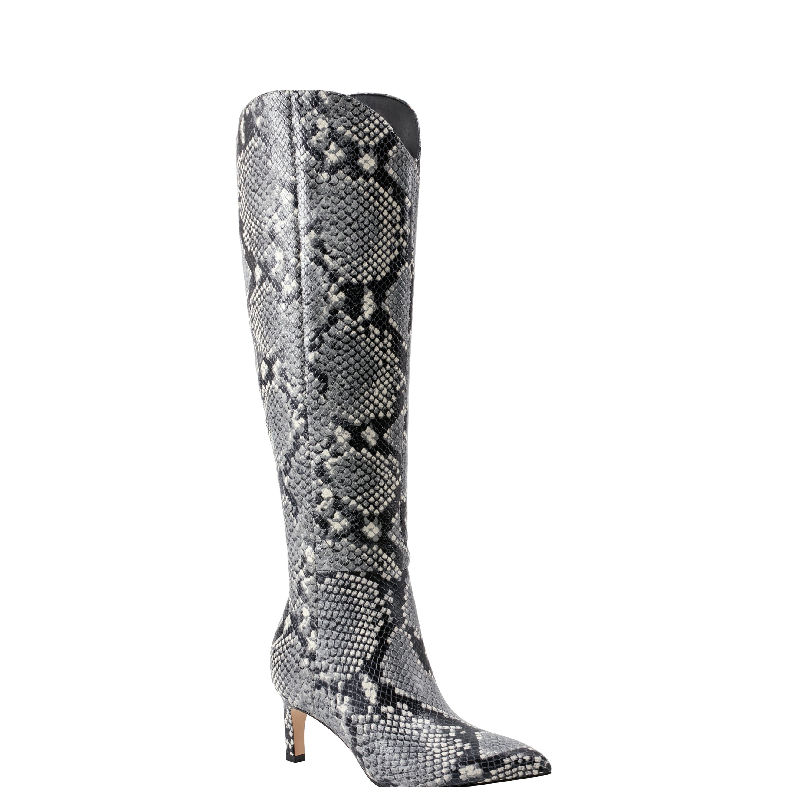 Quinnie Dress Boot - Snake Print