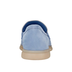 Yanelli Casual Loafer - Light Blue Suede