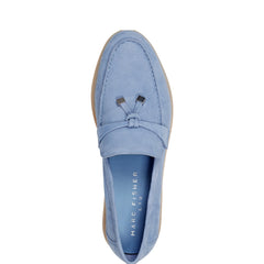 Yanelli Casual Loafer - Light Blue Suede