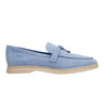 Yanelli Casual Loafer - Light Blue Suede