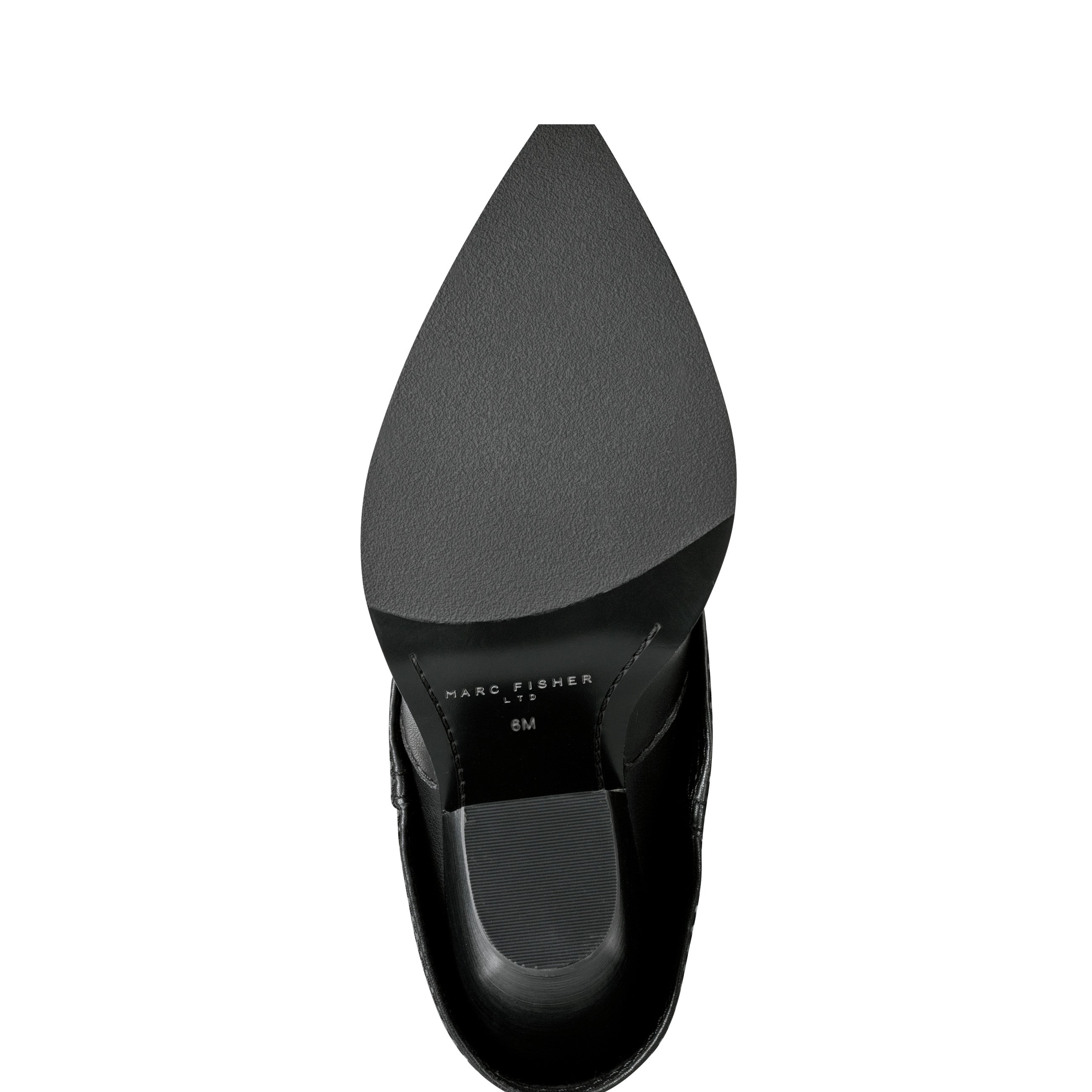 Harlo Foldover Western Boot - Black Leather