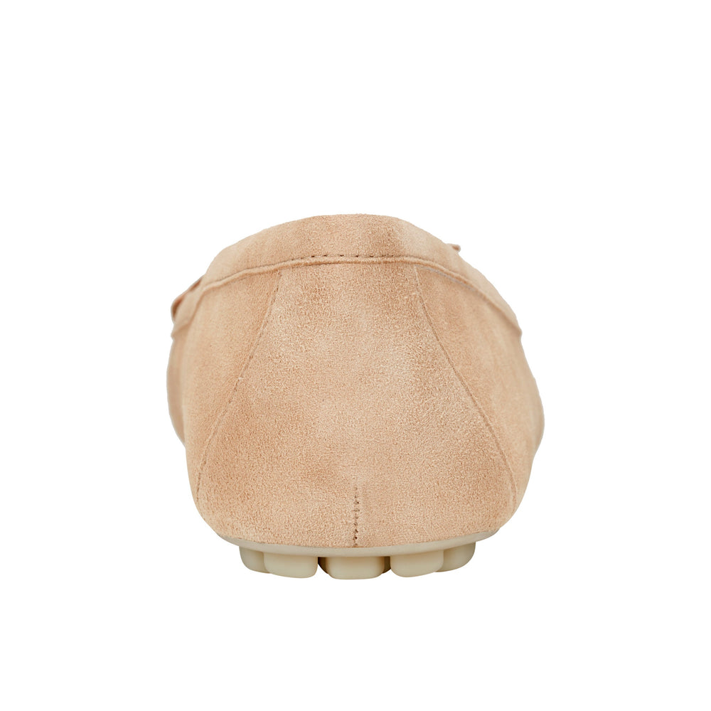 Layney Casual Tassle Loafer - Natural Suede