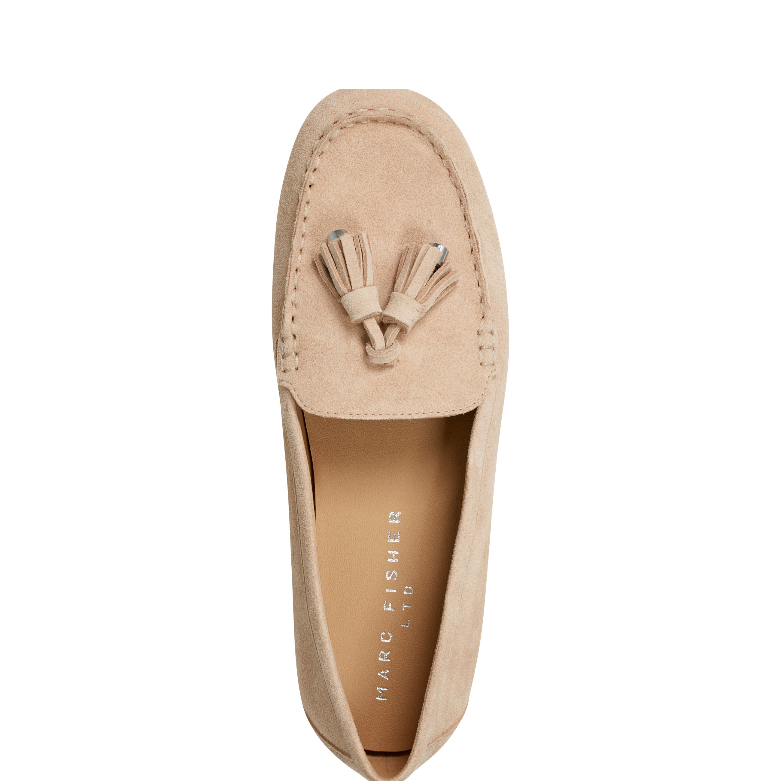 Layney Casual Tassle Loafer - Natural Suede