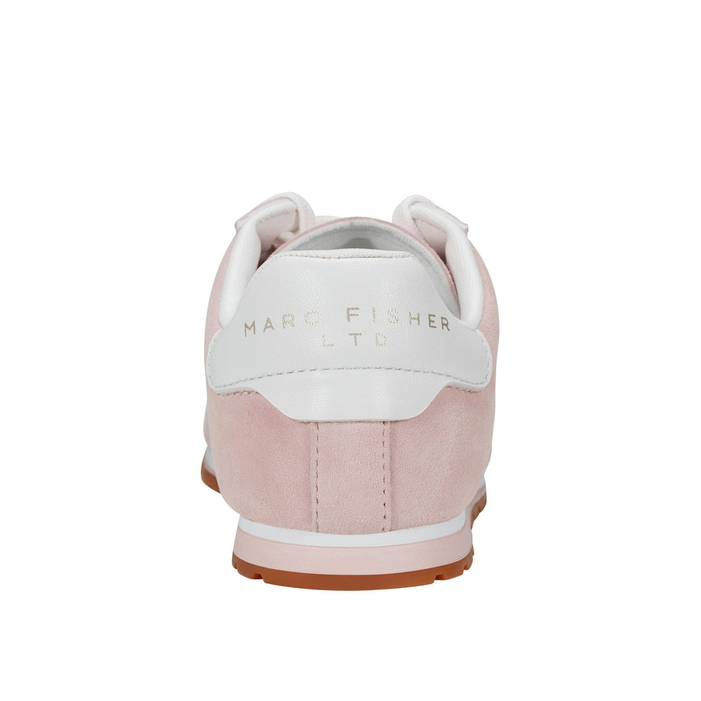 Teddy Laceup Sneaker - Light Pink Suede