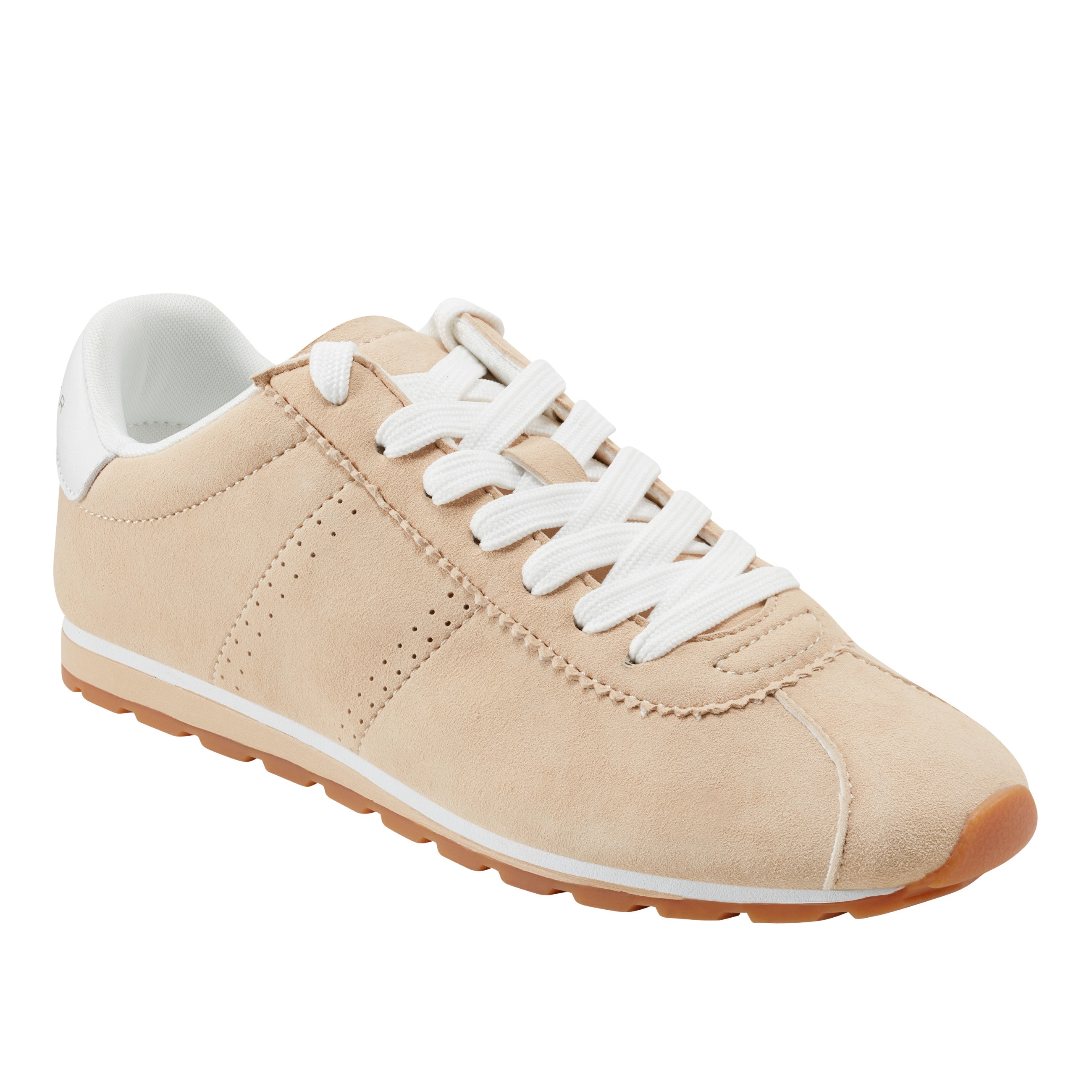 Teddy Laceup Sneaker - Natural Suede
