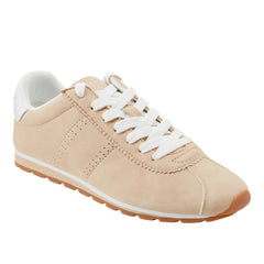 Teddy Laceup Sneaker - Natural Suede
