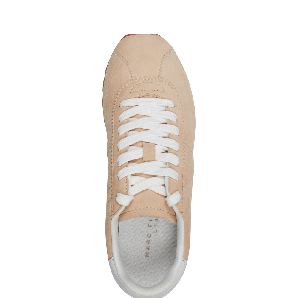 Teddy Laceup Sneaker - Natural Suede