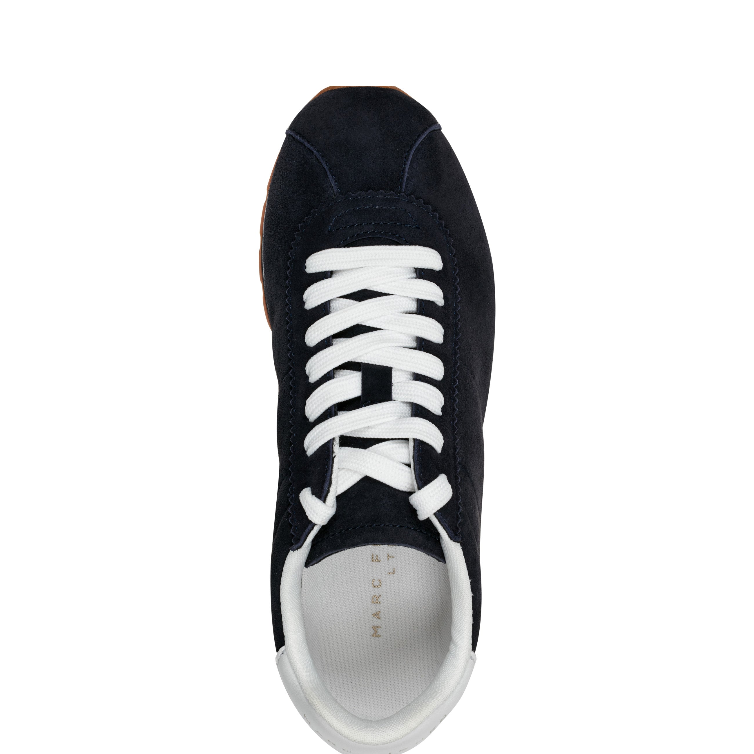 Teddy Laceup Sneaker - Navy Suede