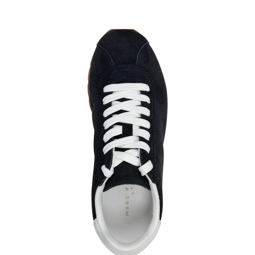 Teddy Laceup Sneaker - Navy Suede