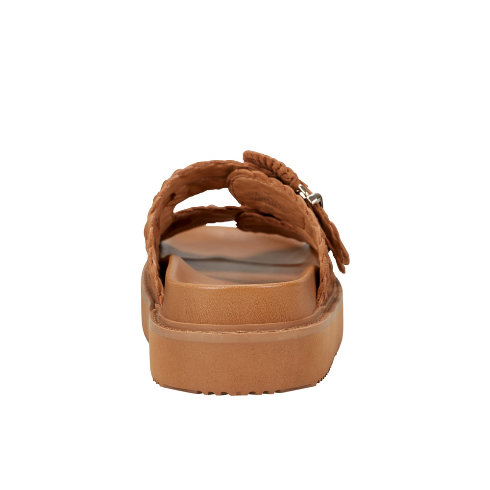 Auggie Woven Footbed Sandal - Natural Leather