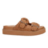 Auggie Woven Footbed Sandal - Natural Leather
