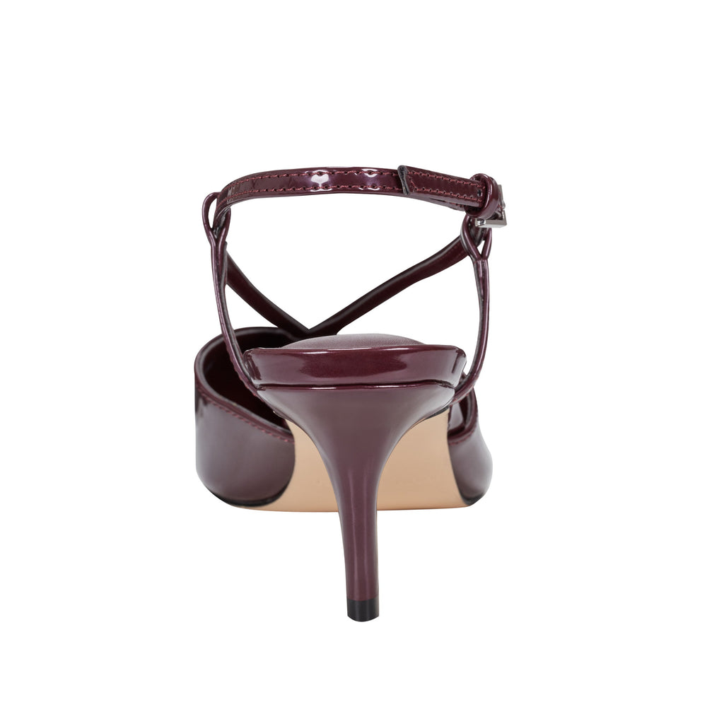 Avila Slingback Pump - Merlot Patent