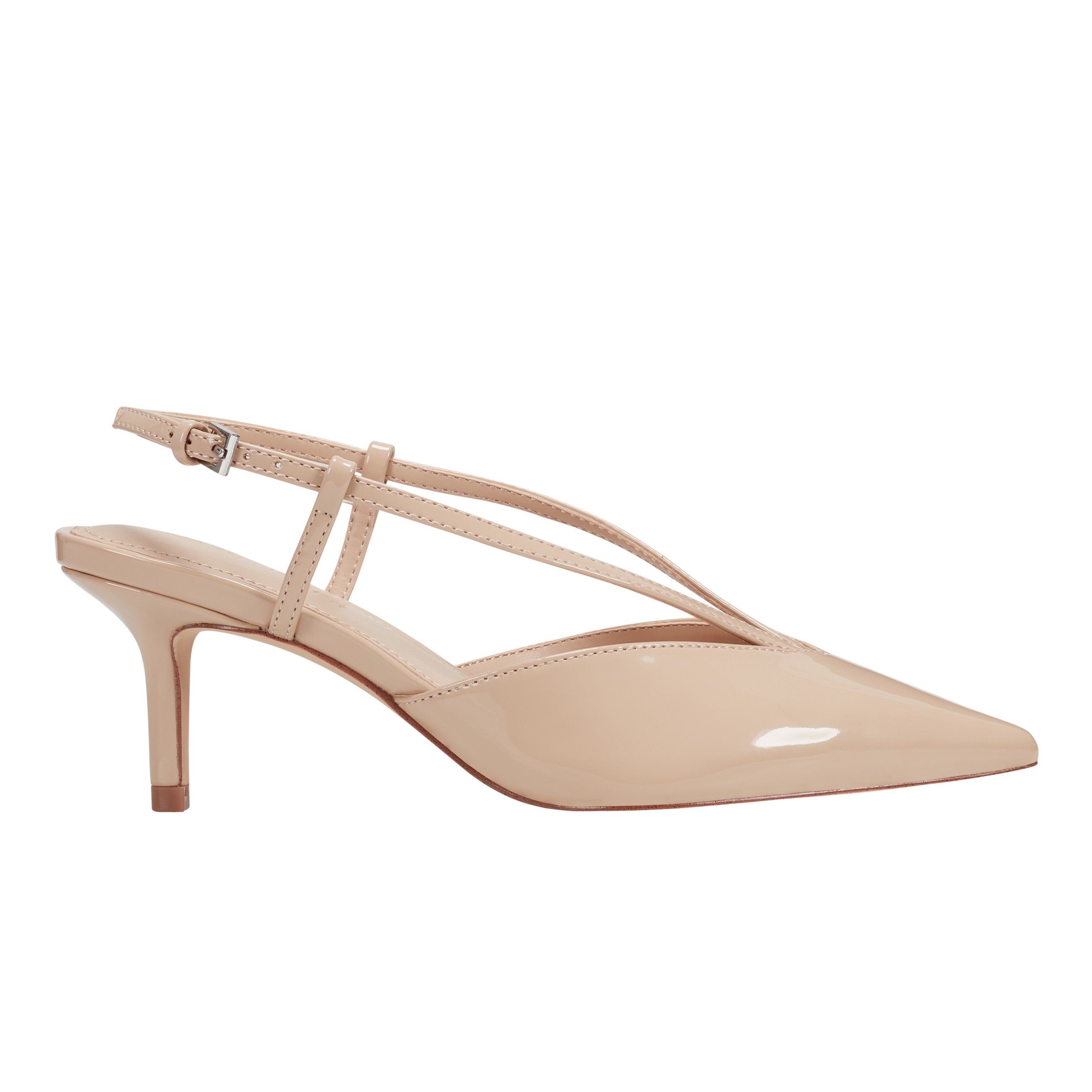 Avila Slingback Pump - Natural Patent