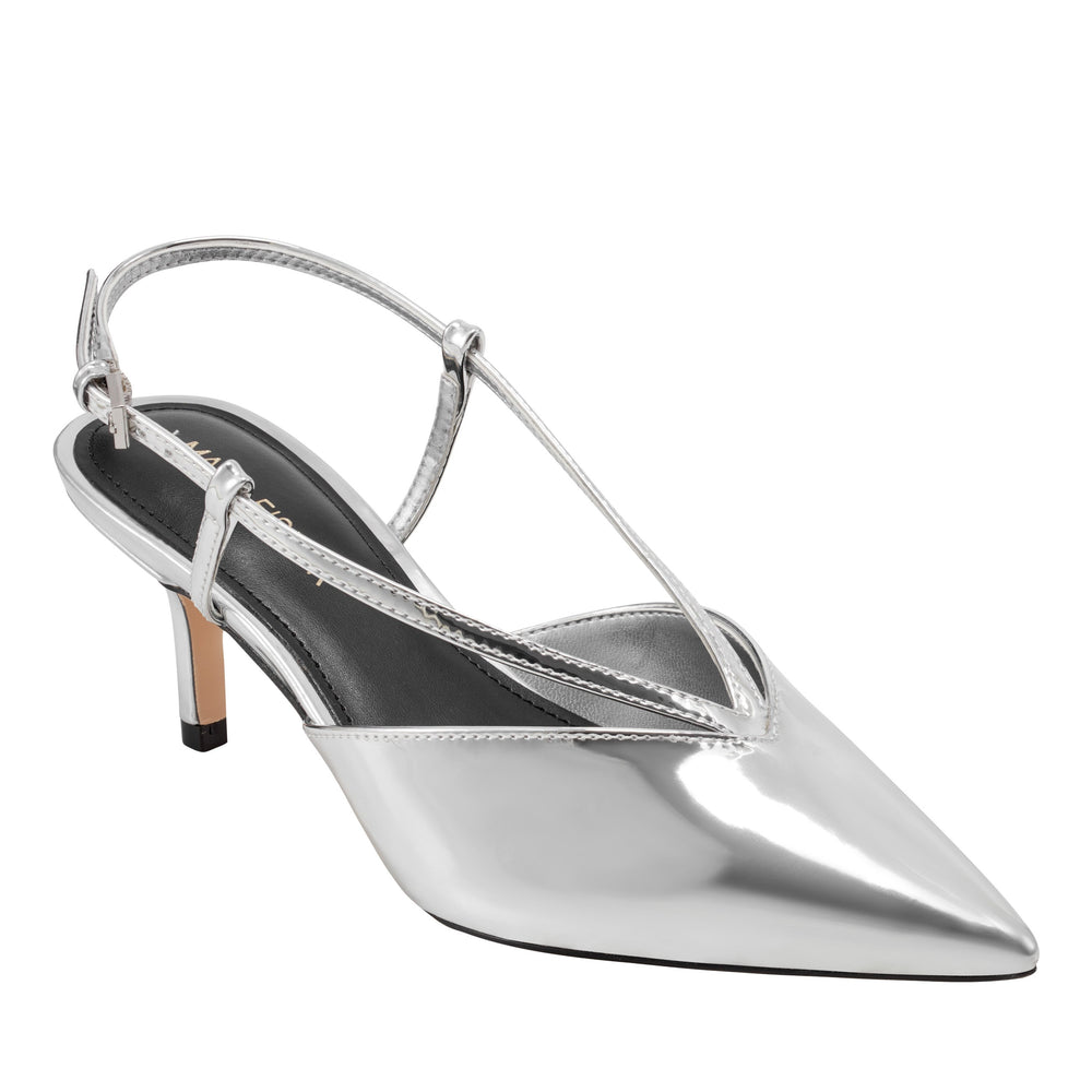Avila Slingback Pump - Silver