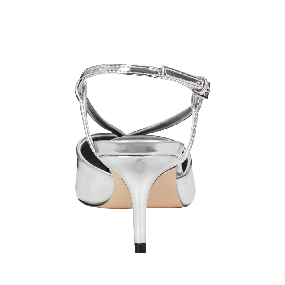 Avila Slingback Pump - Silver
