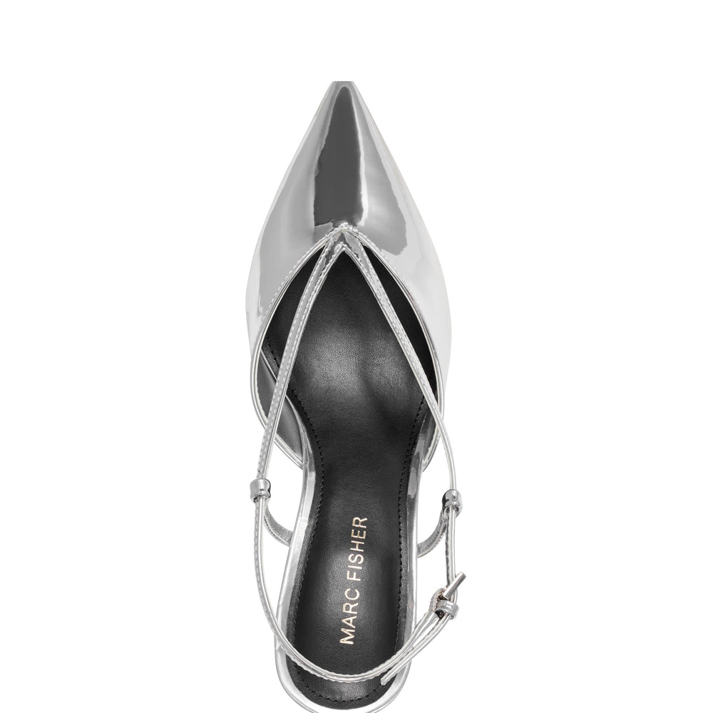 Avila Slingback Pump - Silver