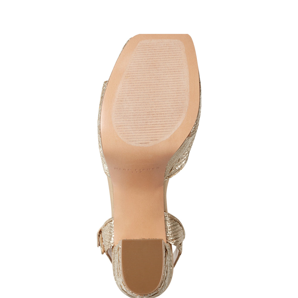 Calyn Platform Sandal - Gold