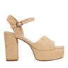 Calyn Platform Sandal - Natural Raffia