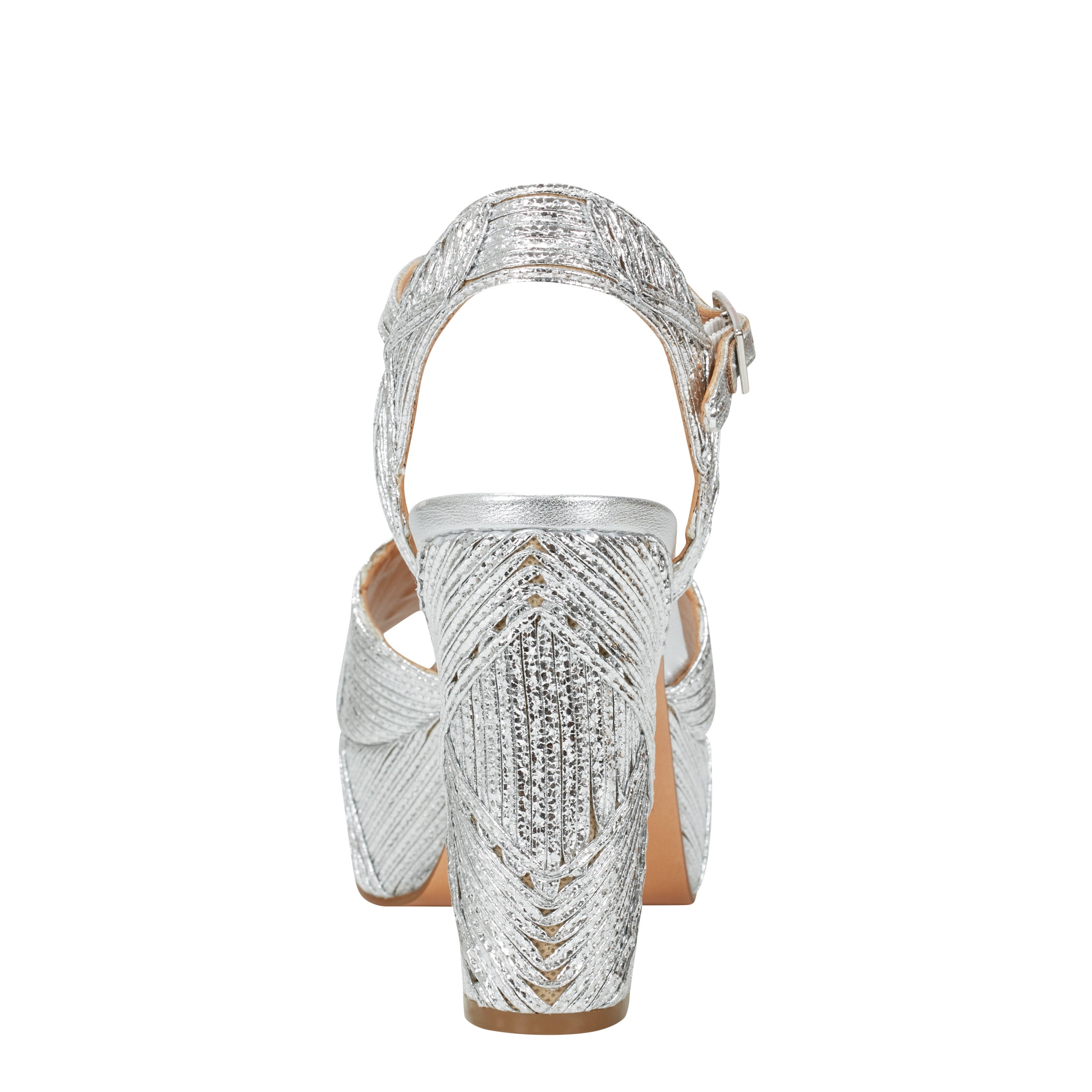 Calyn Platform Sandal - Silver