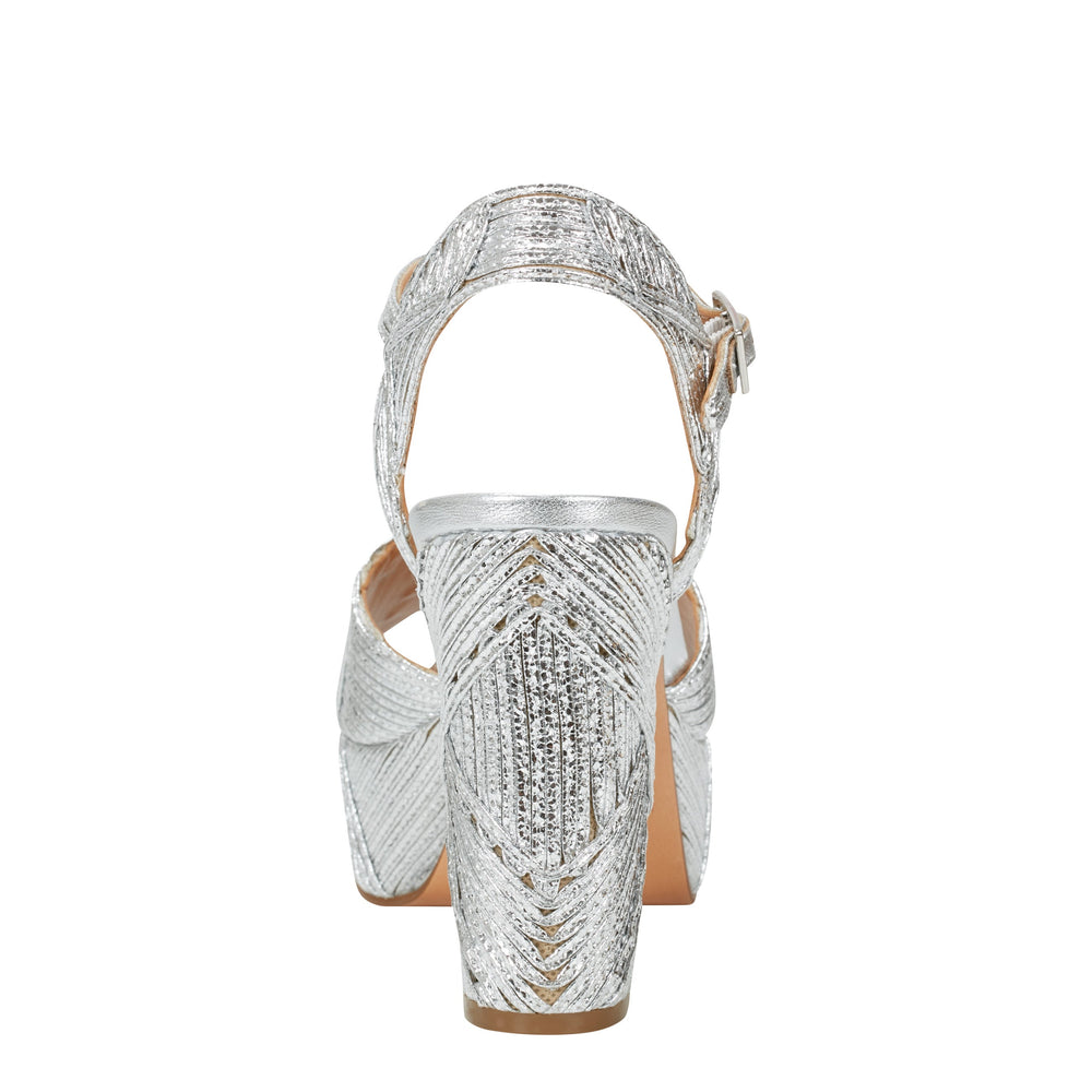 Calyn Platform Sandal - Silver