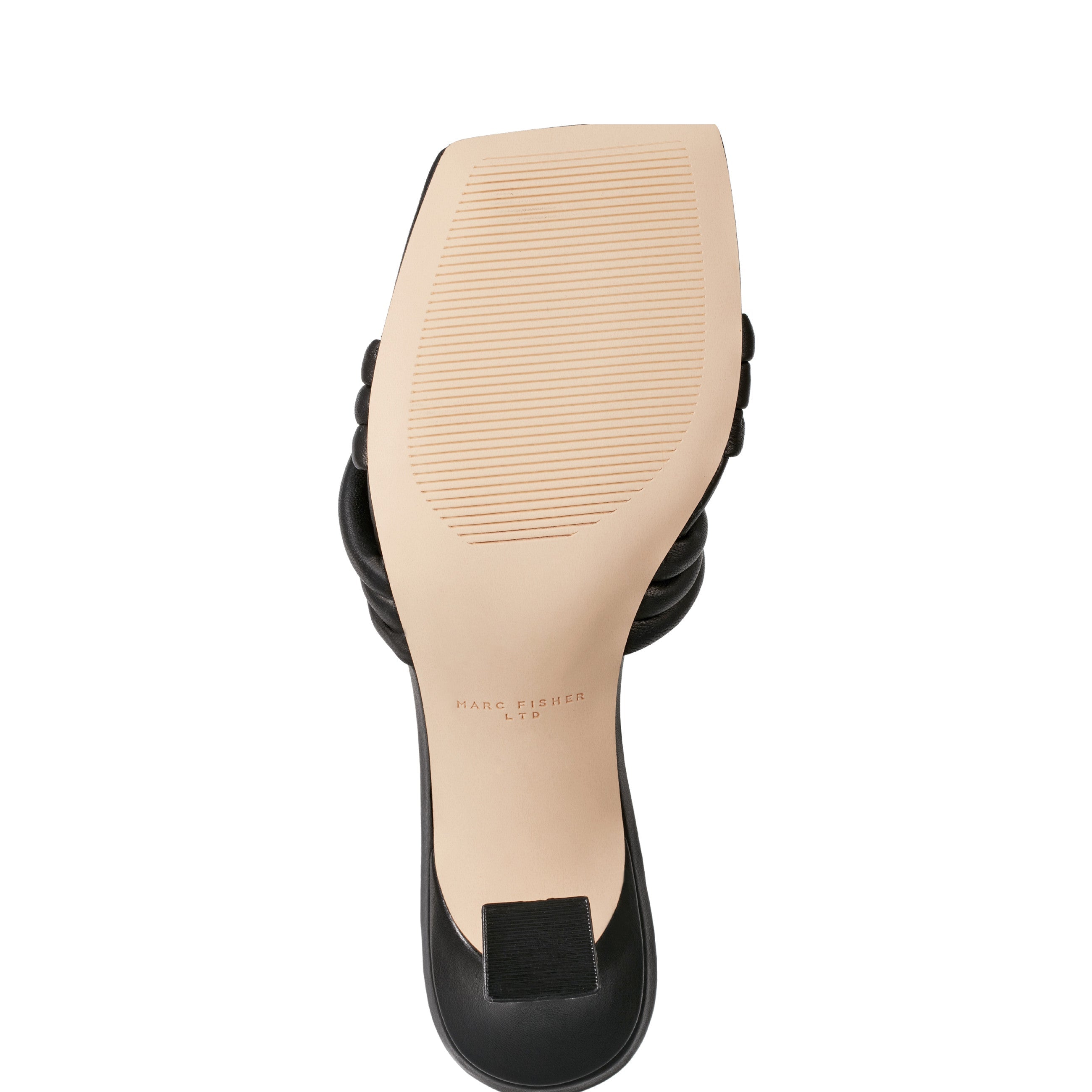 Dru Knotted Slide Sandal - Black