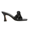 Dru Knotted Slide Sandal - Black
