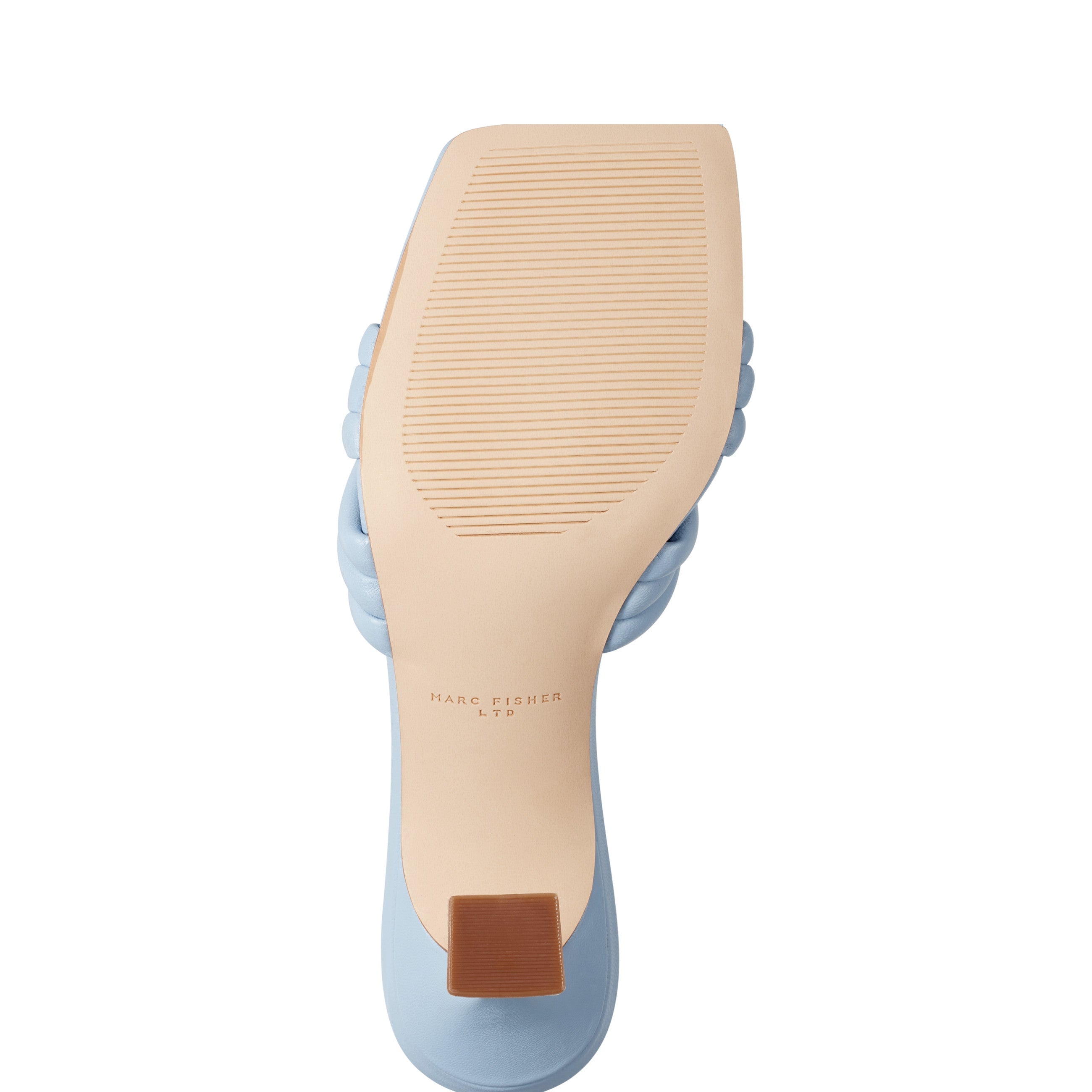 Dru Knotted Slide Sandal - Light Blue