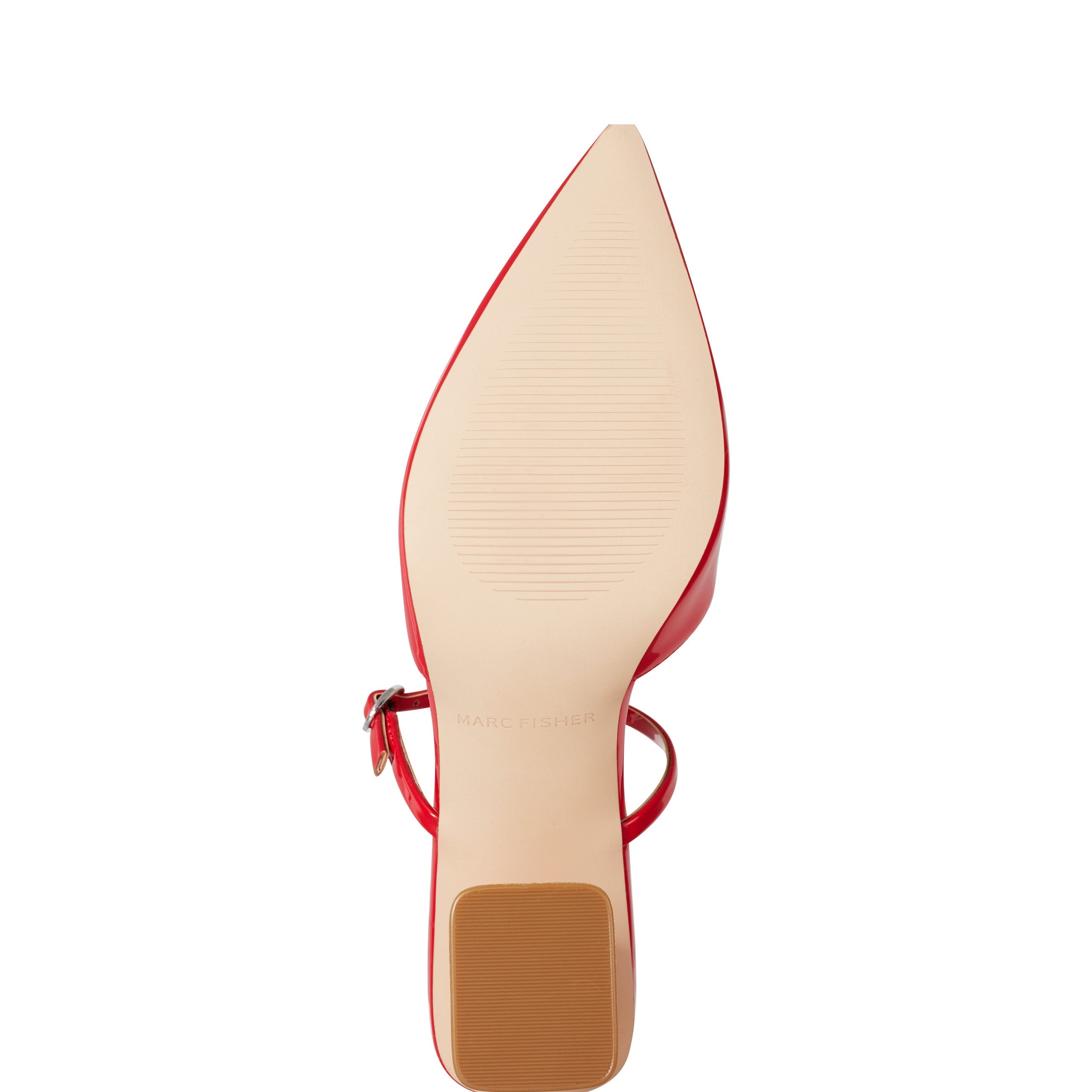 Lakey Heeled Mule - Red Patent
