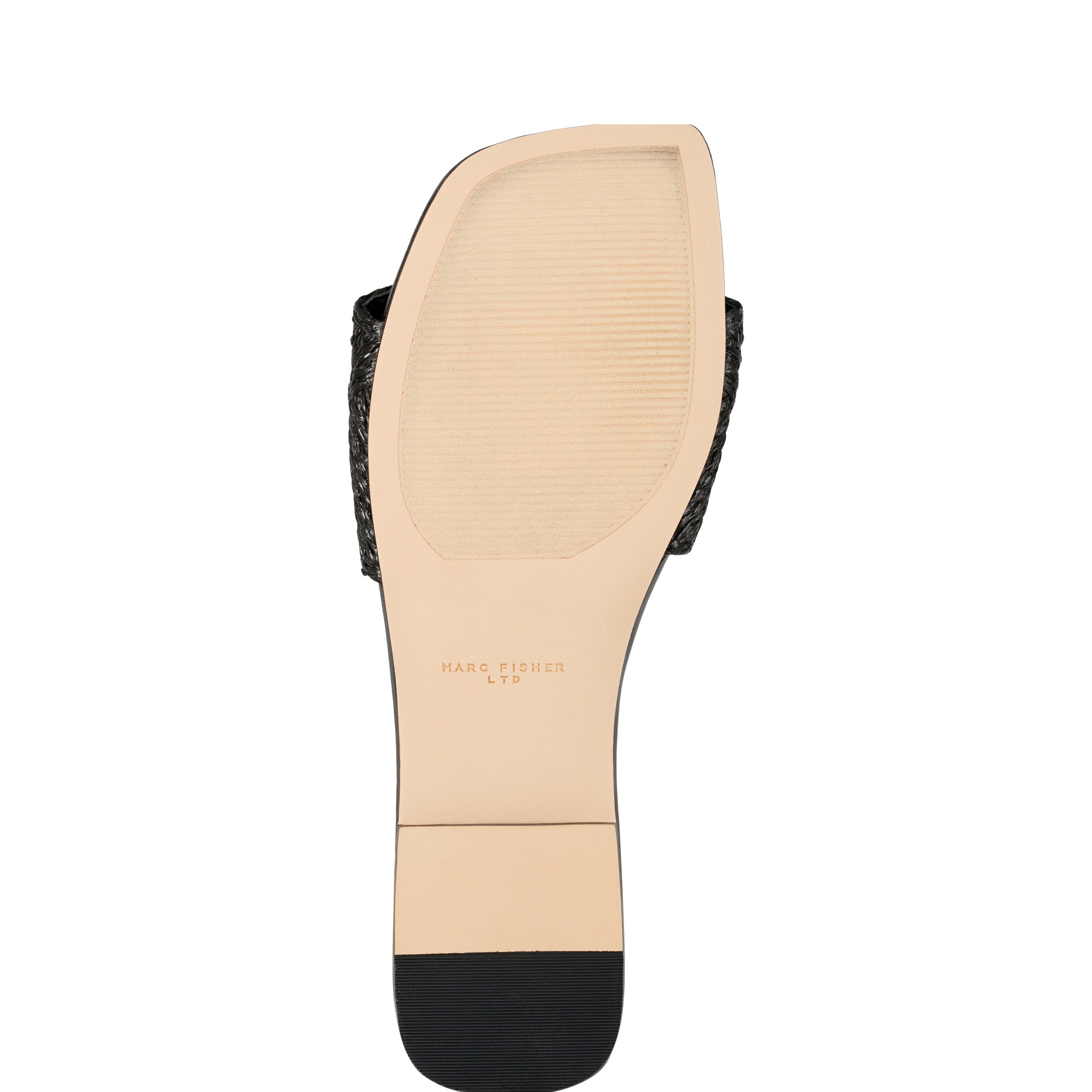 Murphy Flat Sandal - Black Raffia