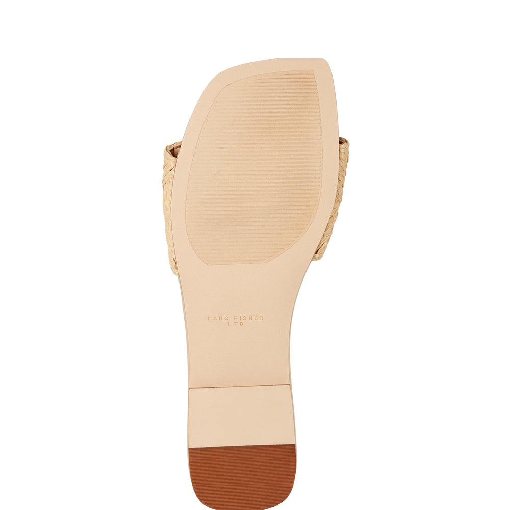 Murphy Flat Sandal - Natural Raffia