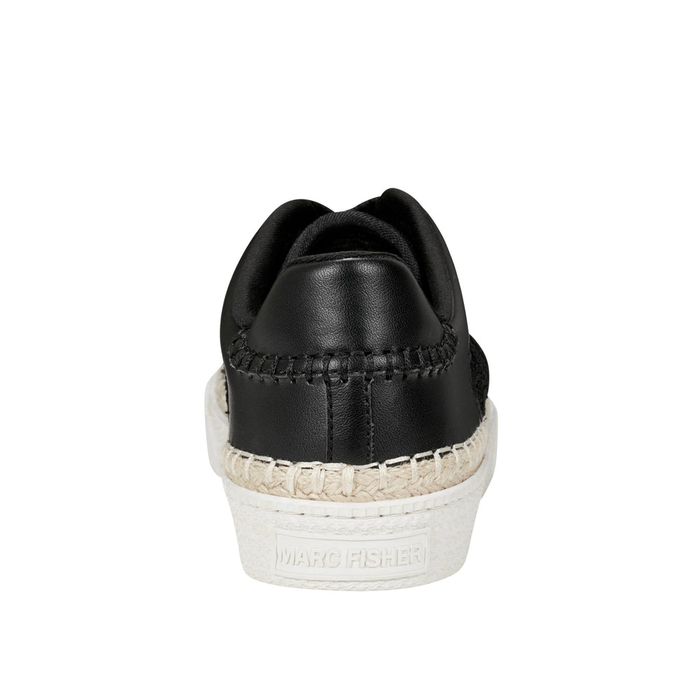Spryng Platform Laceup Sneaker - Black/Lace