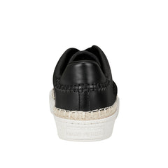 Spryng Platform Laceup Sneaker - Black/Lace
