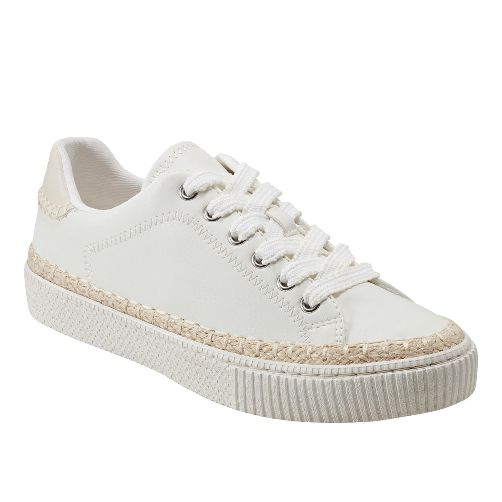 Spryng Platform Laceup Sneaker - Chic Cream