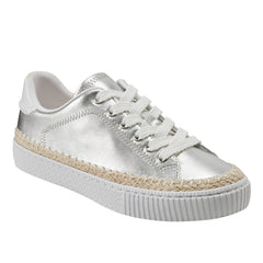 Spryng Platform Laceup Sneaker - Silver