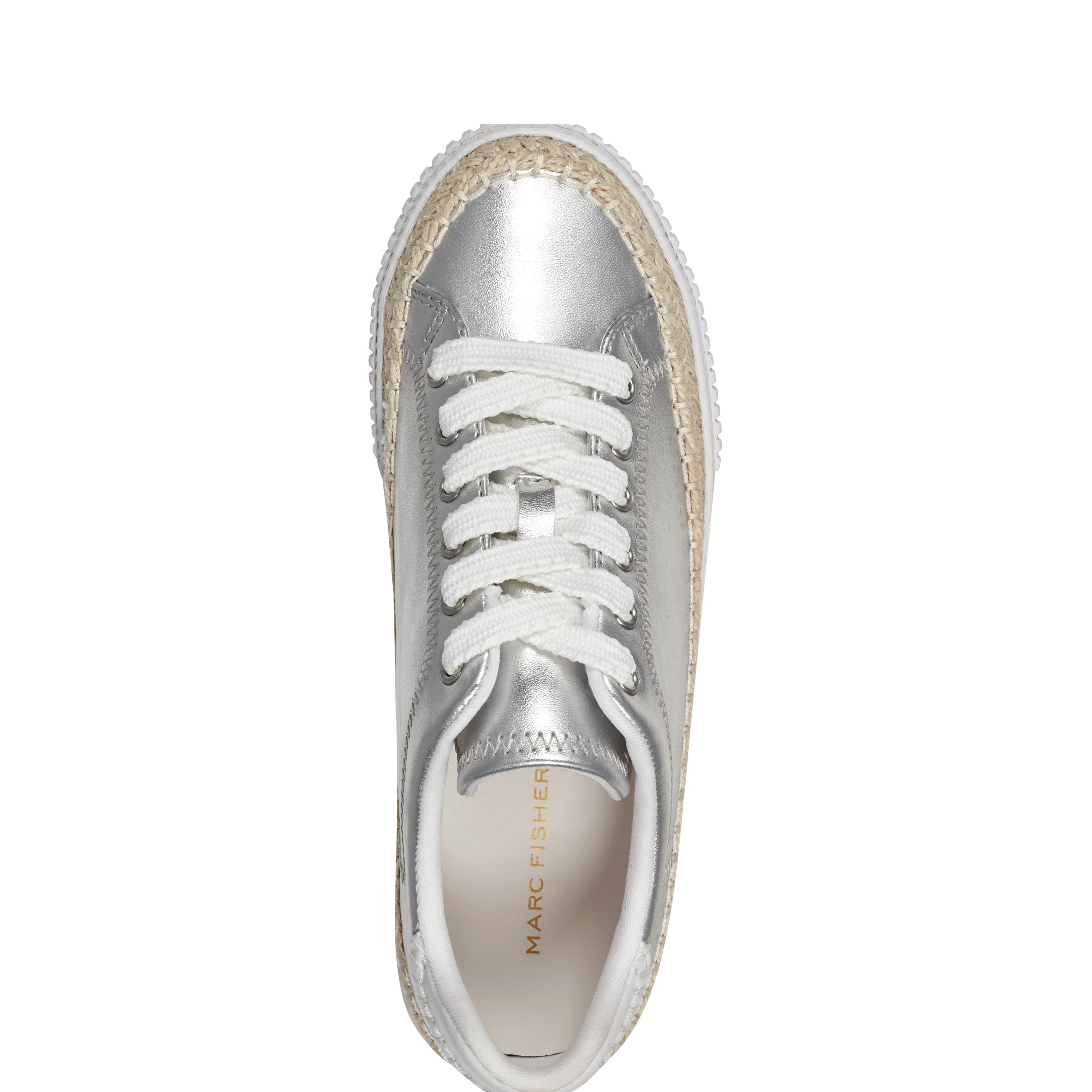 Spryng Platform Laceup Sneaker - Silver