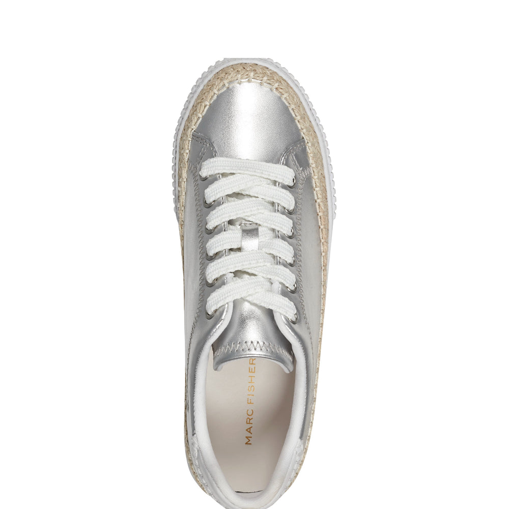 Spryng Platform Laceup Sneaker - Silver