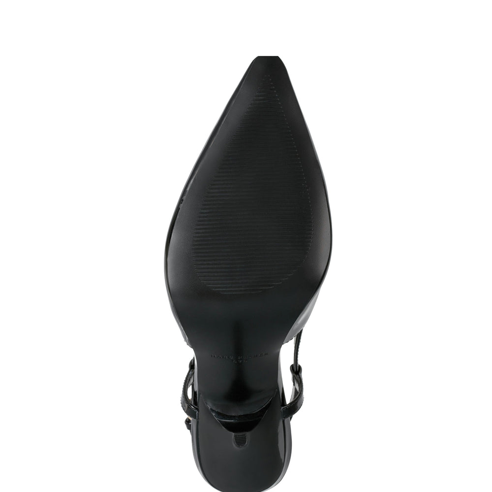 Torry Slingback Pump - Black Patent Leather