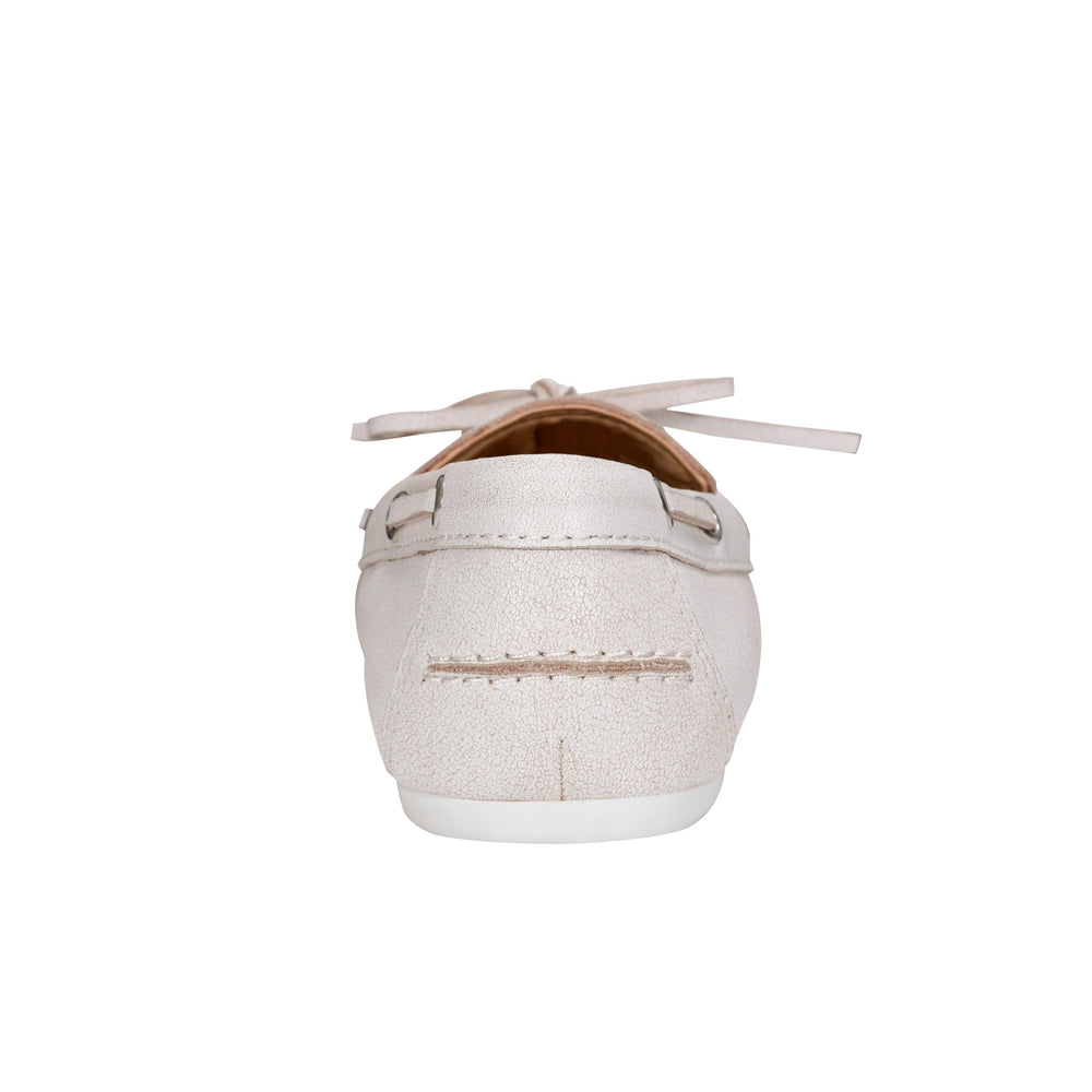 Uleena Boat Shoe In Light Natural Leather V Uleena Lna04 - Light Natural Leather