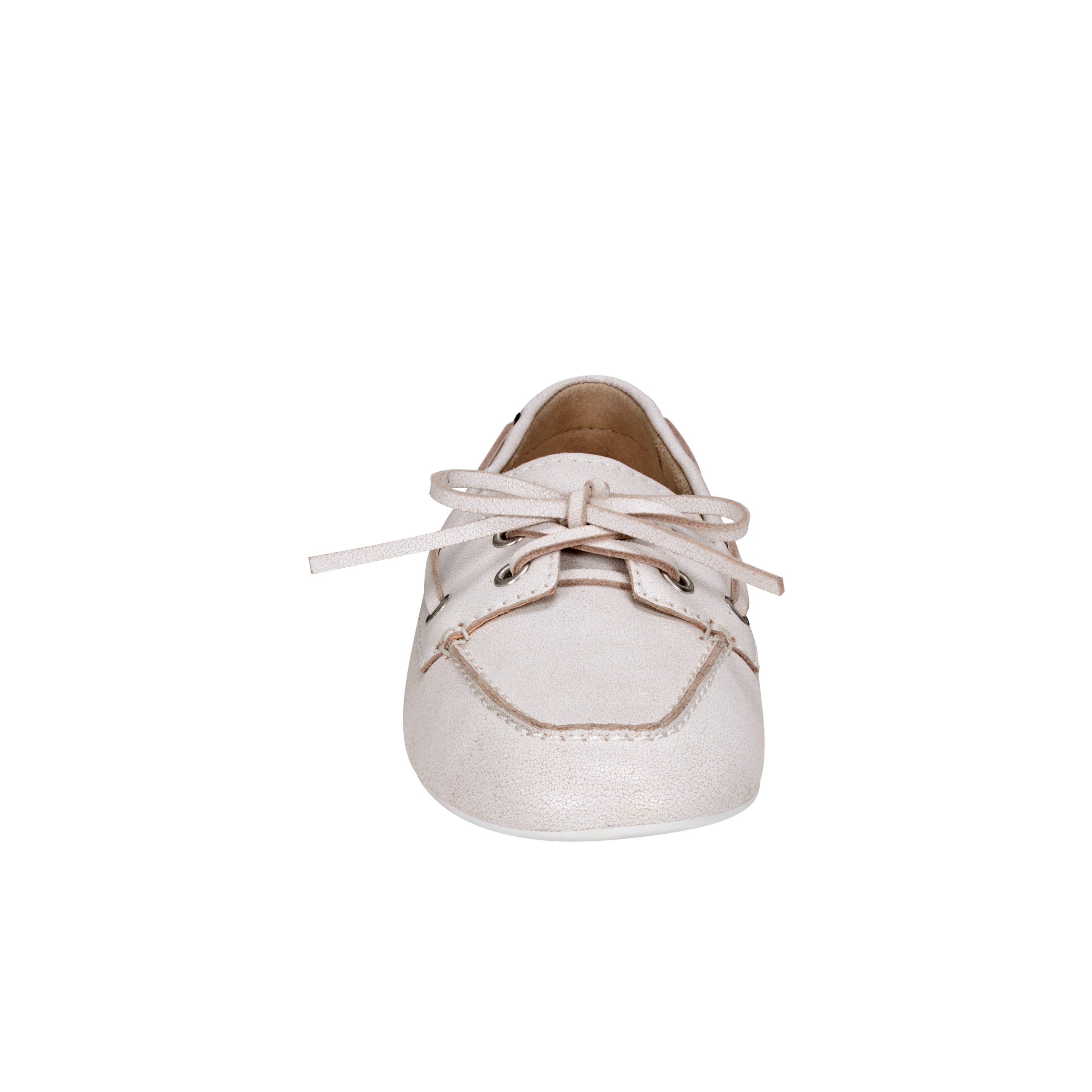 Uleena Boat Shoe In Light Natural Leather V Uleena Lna04 - Light Natural Leather