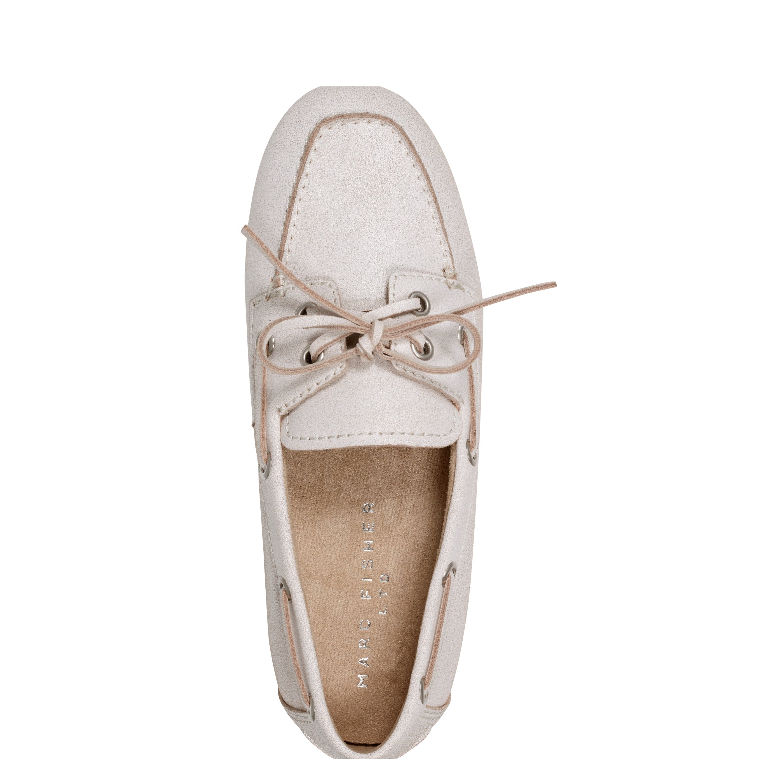 Uleena Boat Shoe In Light Natural Leather V Uleena Lna04 - Light Natural Leather
