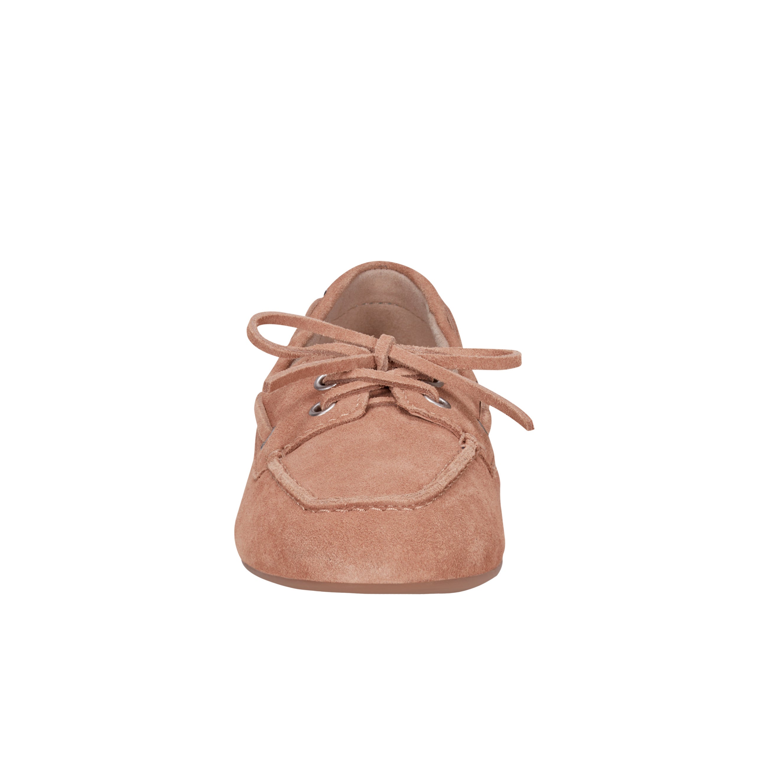 Uleena Boat Shoe In Natural Suede V Uleena Mna01 - Natural Suede