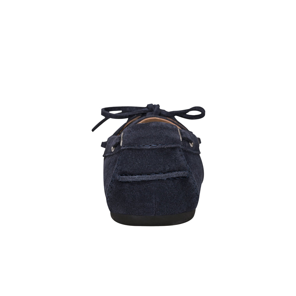 Uleena Boat Shoe In Navy Suede V Uleena Mbl01 - Navy Suede