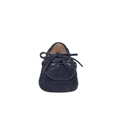 Uleena Boat Shoe In Navy Suede V Uleena Mbl01 - Navy Suede